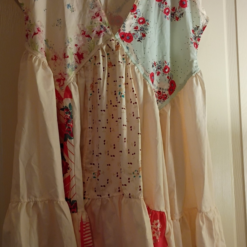 Floral Patchwork Dress